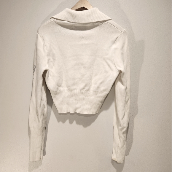 Juicy Couture White Zip-Up Jacket - Picture 7 of 8